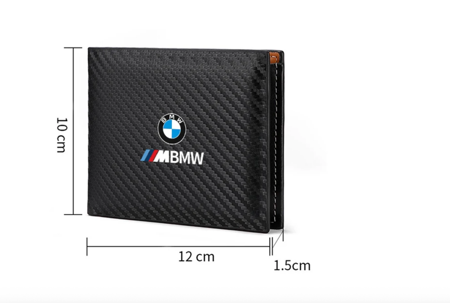 Cartera Estilo BMW ///M con Acabado Carbono – Compacta, Elegante y Funcional
