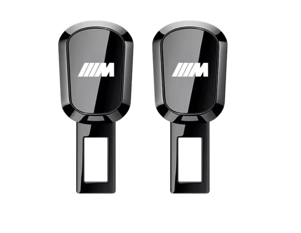 Bloqueador/Extensor de Cinturón de Seguridad con Logo ///M – Estilo Deportivo y Comodidad Extra