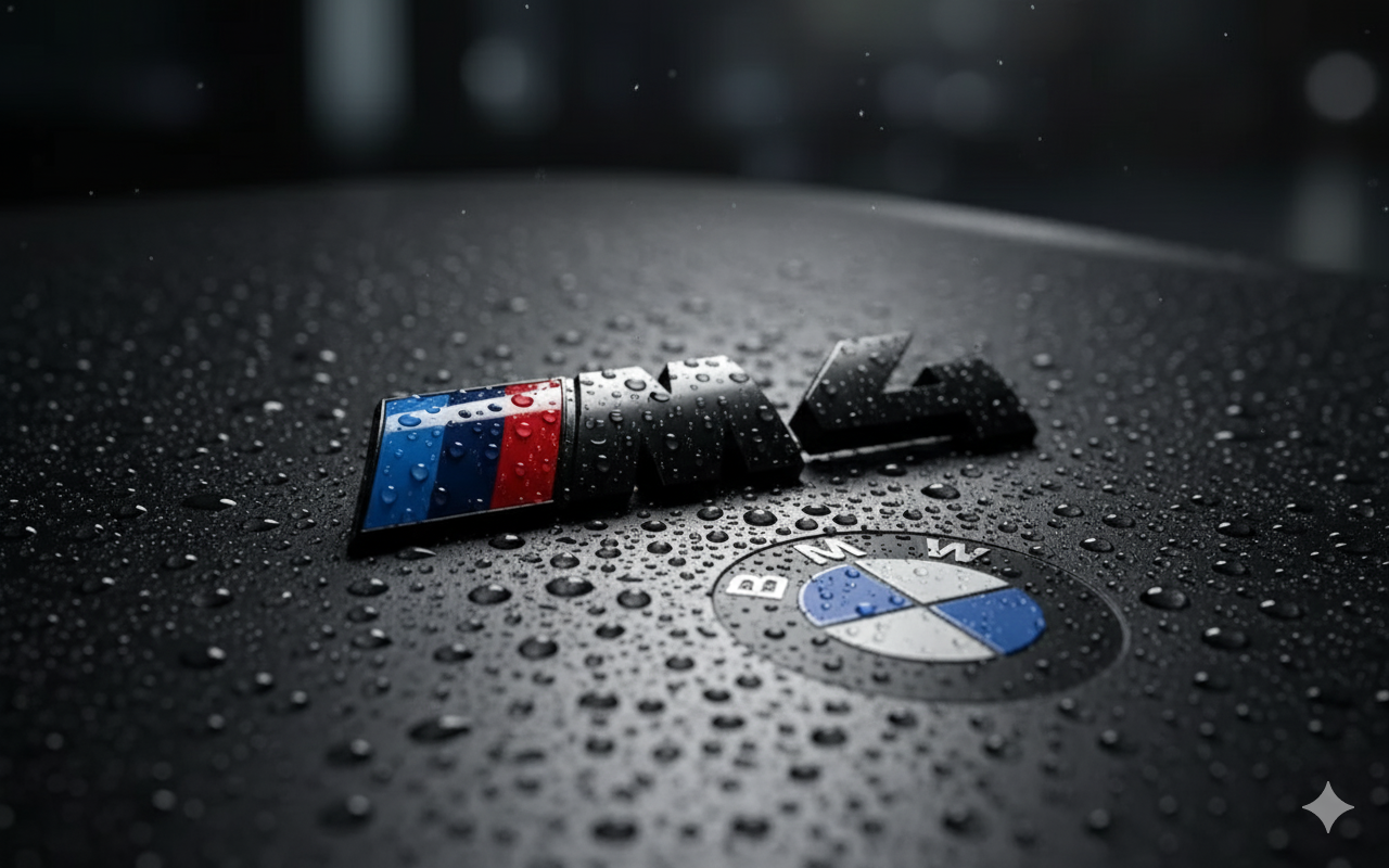 Emblema Trasero ///M (M1, M2, M3, M4, M5, M6 y M7) en Negro – Compatible con BMW