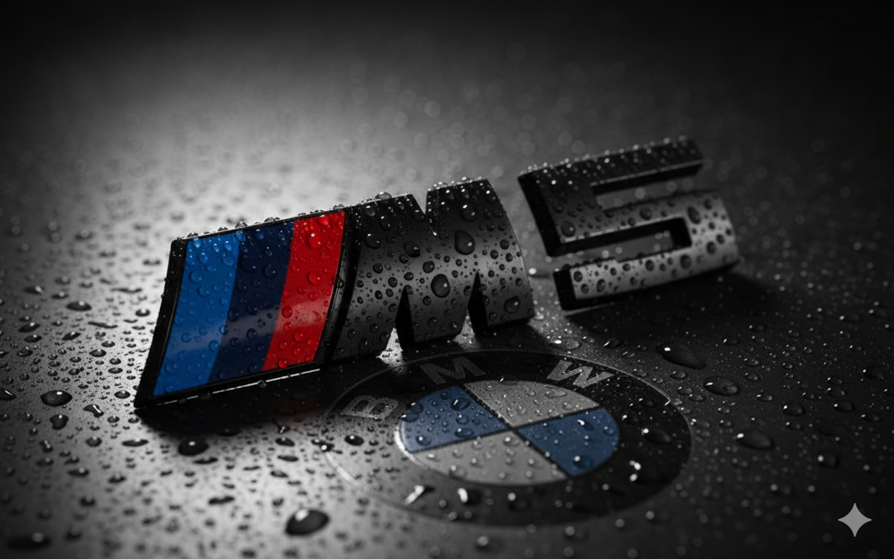 Emblema Trasero ///M (M1, M2, M3, M4, M5, M6 y M7) en Negro – Compatible con BMW