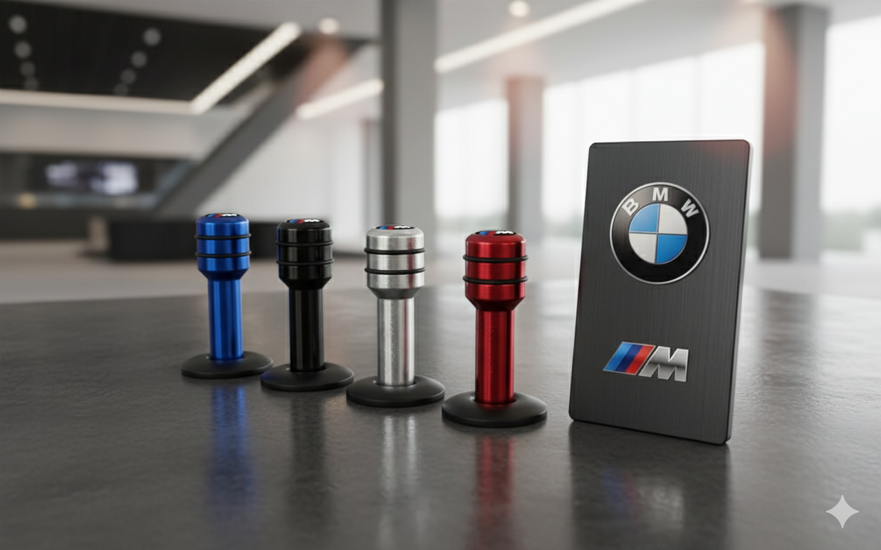 Set de 4 Pasadores de Cerradura para BMW – Diseño Premium con Logo ///M