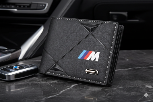 Cartera Multifuncional de Cuero BMW ///M