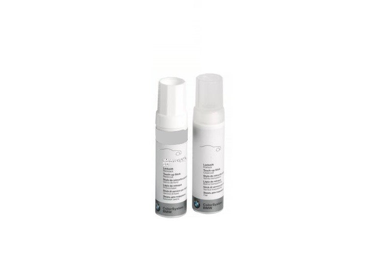 Set de lápiz de pintura Glaciersilber metallic OEM 51910429333 para BMW {E81,E82,E87,E88,E90,E91,E92,E93,F01,F02,F10,F11,F12,F13,F20,F21,F25,F30,F31,F32,F34,F36,F45,F46,G30,G31,X1,X3,X5,Z4}. Original BMW.