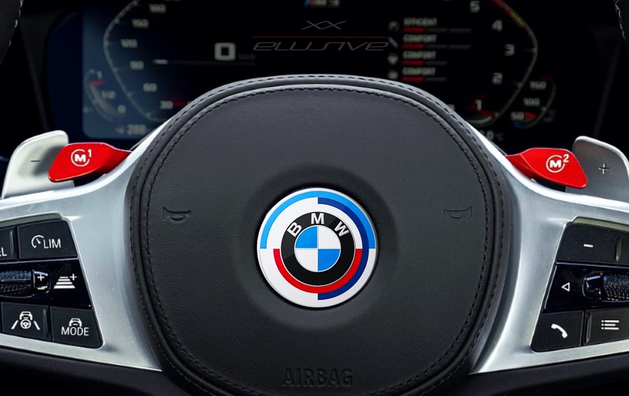 STEMMA M SPORT PER CERCHI E VOLANTE BMW COMPATIBILI ADESIVO - Foto 9