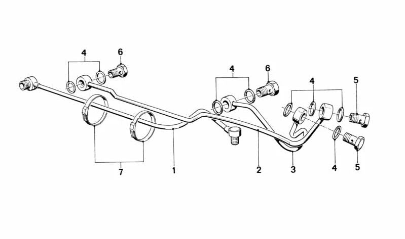Vite cave con restrizione OEM 32131131414 per BMW E21, E30. BMW originale BMW.