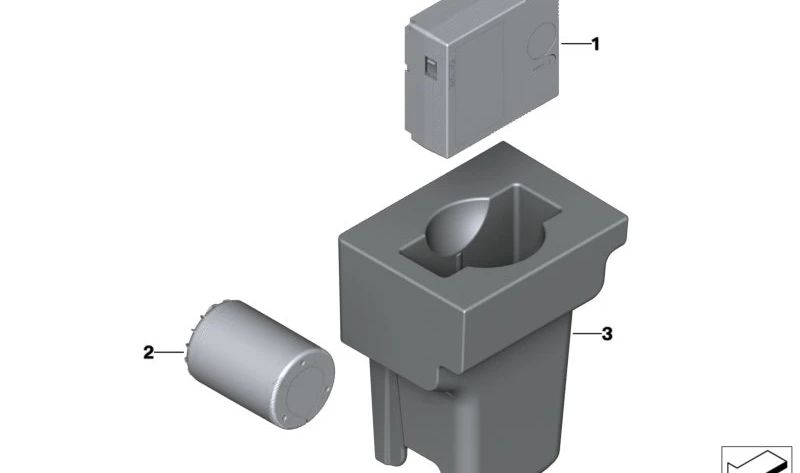 Set di mobilità set OEM STAMPOGLIO 71106897736 per BMW I3 (I20). BMW originale.