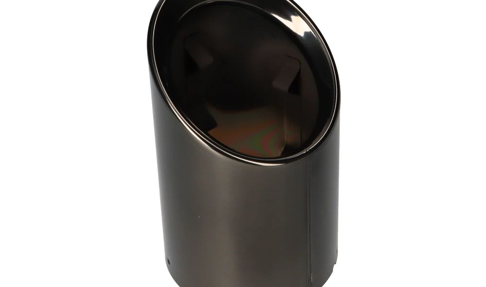 Embellecedor de escape negro cromo Ø90mm OEM 18308485758 para BMW Serie 2 G42, Serie 3 G20/G21 (incluidas versiones G20N, G21N) y Serie 4 G22/G23/G26 (incluidas G22N, G23N, G26N). Original BMW.