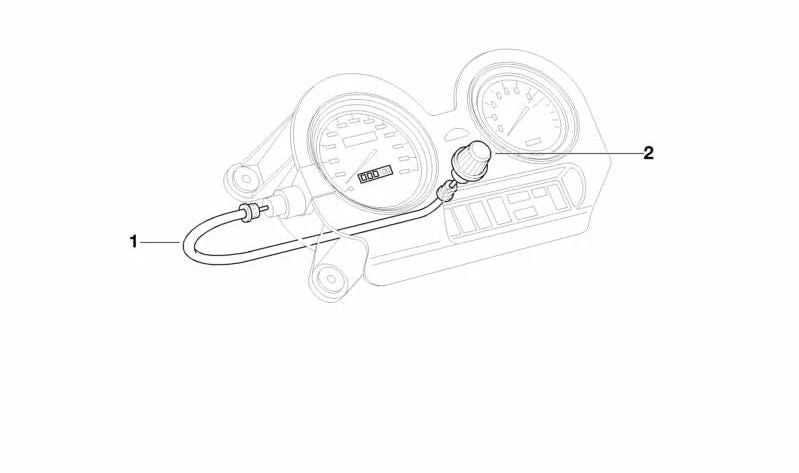 Conti parziali OEM 62212306566 per motociclette BMW R 850 RT, R 1100 RT, R 1150 RT, R 1150 Rs. BMW MOTORAD originale.