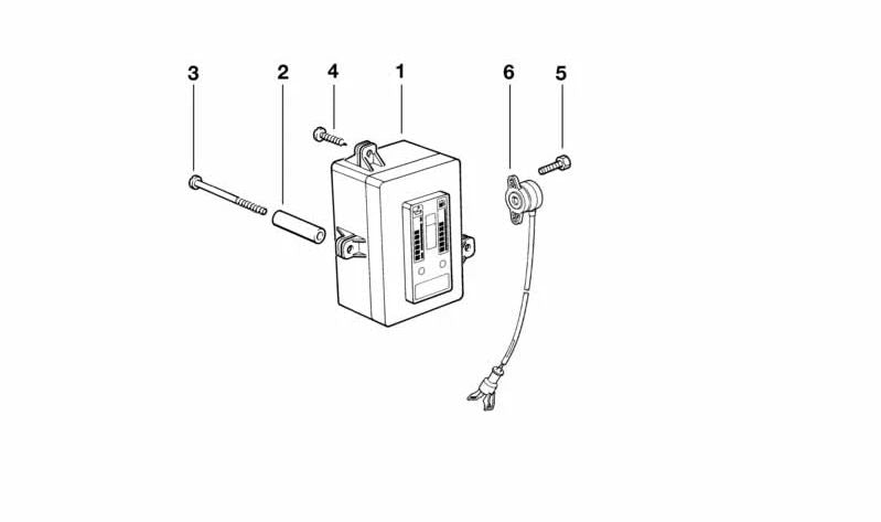 Tornillo OEM 62141244766 para BMW Motorrad R1100GS, R1150RT, R850RT, R1100RS, R850GS... y más. Original BMW Motorrad.
