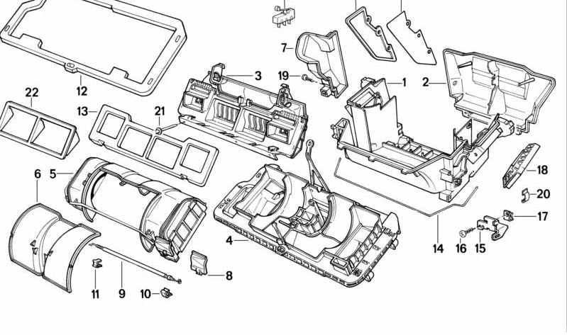 Adaptador calefacción OEM 64111389395 para BMW E34. Original BMW.