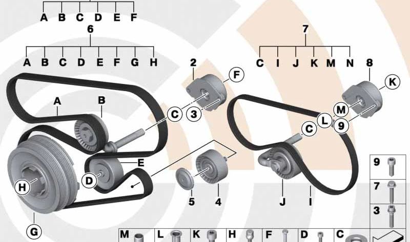 Tapa de protección OEM 11287802206 para BMW E60, E61, E63, E64. Original BMW.