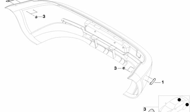 Tuerca con reborde OEM 07149182597 para BMW E36, E39, F12, F13, Z3, E52. Compatible con múltiples componentes interiores y exteriores. Original BMW.