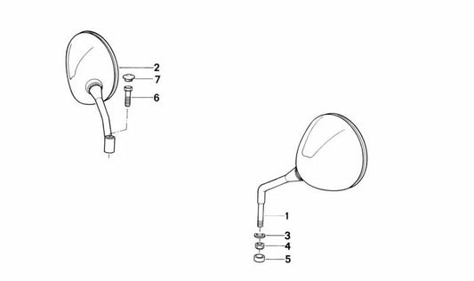 CAPERUZA OEM 51162313670 FOR MOTORCYCLES BMW R 850 GS, R 1100 GS, R 850 R, R 1100 R, R 1150 R, R 1150 R ROCKSTER, R 850 RT, R 1100 RT, R 1150 RT, R 1150 RS, R 1100 S, R 1100 rs ... and more. Original BMW Motorrad.