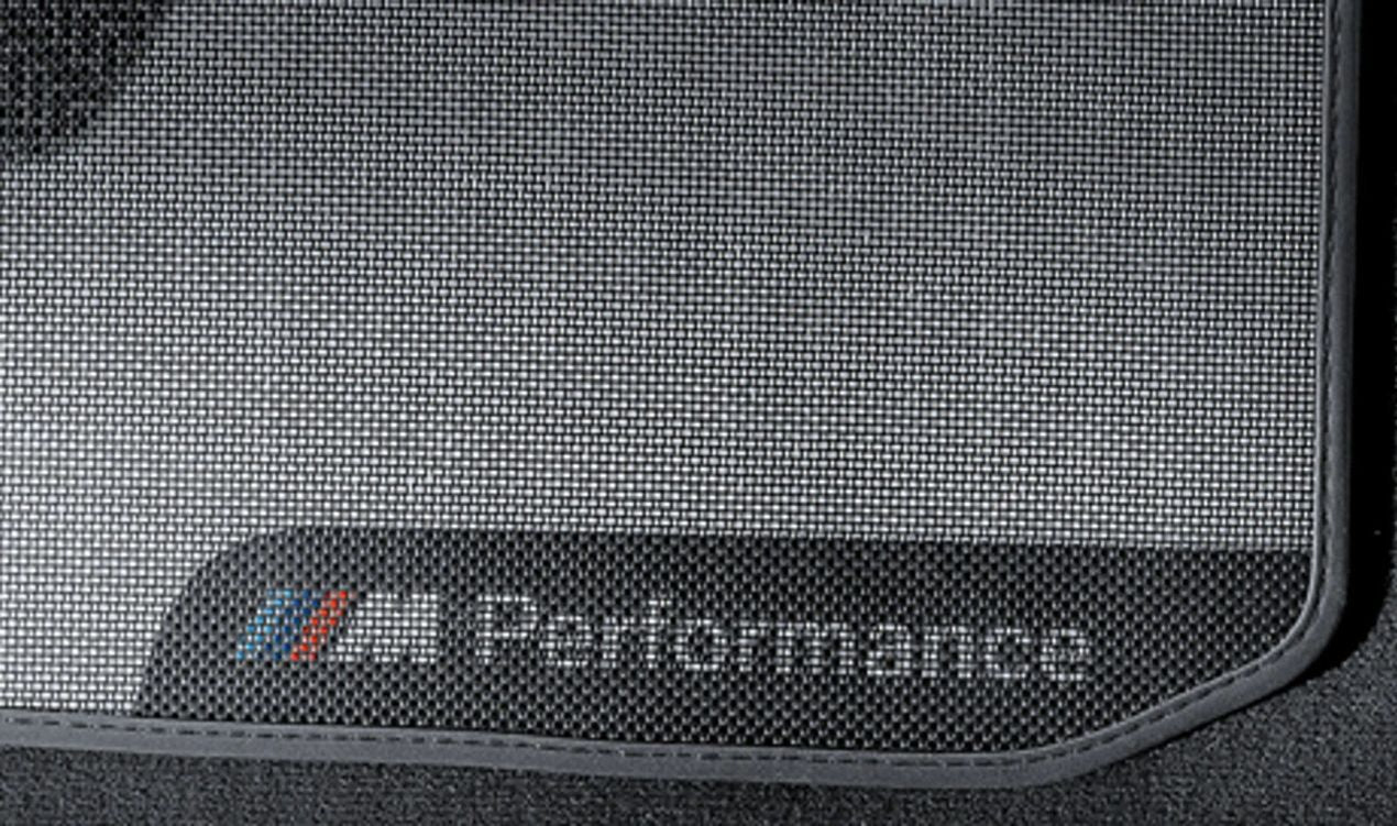 Alfombrillas M Performance OEM 51472409930 para BMW F21, F22, F87. Original BMW.