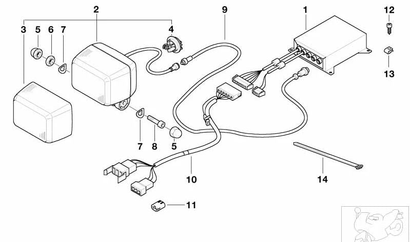 Tornillo cilíndrico M8X40 OEM 07119902984 para motos BMW R1150GS, R850R, K1200RS, F650GS y más. Original BMW Motorrad.