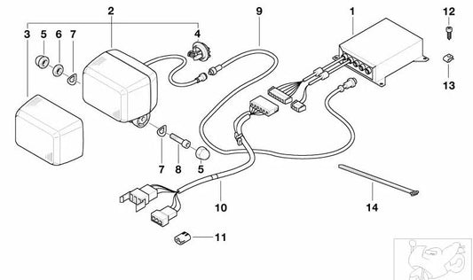 Tornillo cilíndrico M8X40 OEM 07119902984 para motos BMW R1150GS, R850R, K1200RS, F650GS y más. Original BMW Motorrad.
