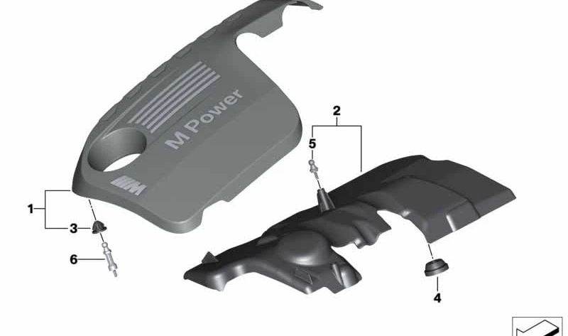 Tapa anticorrosión OEM 11127846413 para BMW F87, F80, F82, F83. Pieza original BMW ideal para proteger componentes del motor y evitar oxidación. Compatibilidad garantizada con todos los modelos indicados.