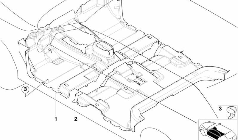 Protector inferior delantero OEM 51478408672 para BMW X5 E53. Original BMW.