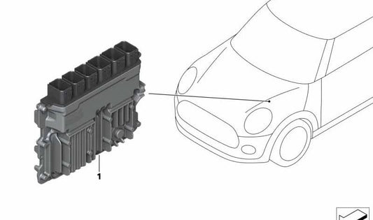 Unidad de mando electrónica del motor OEM 12145A5CDC7 para MINI F56, F55, F54 Clubman, F57 Cabrio, F60 Countryman… y más. Original MINI.