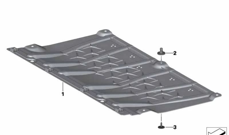 O protetor cobre o OEM dianteiro 51757441884 para o BMW G29. BMW original.