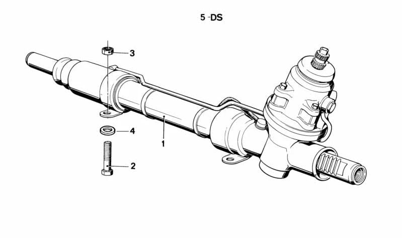 Juego de juntas para dirección asistida OEM 32131128685 para BMW E30. Original BMW.