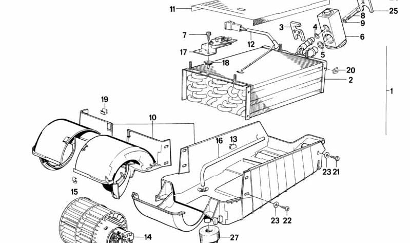 Transistor OEM 64111381784 para BMW E28 y E24 (520i, 628CSi). Compatible con motores M20 y M30. Ideal para el sistema eléctrico/climatización. Recambio original BMW.