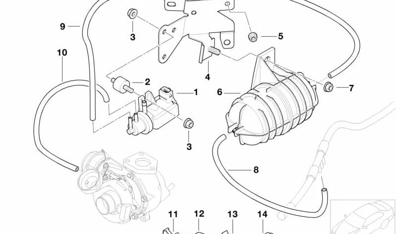 Soporte sujetacables OEM 12521741316 para BMW {E36,E46,E90,E90N,E91,E91N,E92,E92N,E93,G20,G20N,G21,G21N,G80,G80N,G22,G22N,G26,G26N,G82,G82N,G83,G83N,E39,E60,E61,F07,F07N,F10,F10N,F11,F11N,F18,F18N,G30,G30N,G31,G31N,F06,F06N,F12,F12N,F13,F13N,G32,G32N