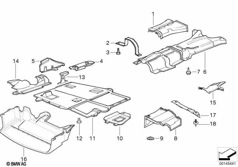 Linksgehäuse für BMW 3 E36 -Serie (OEM 51718146205). Original BMW.
