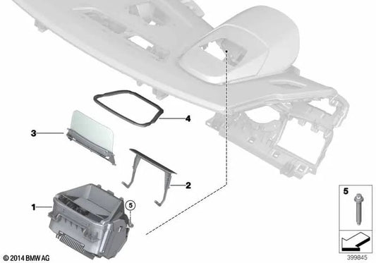 Trappe de service d'affichage tête haute OEM 62309286415 pour BMW 2 F45, F46, MINI F56, F55, Clubman F54, Cabrio F57, Countryman F60... et plus encore. BMW et MINI d'origine.