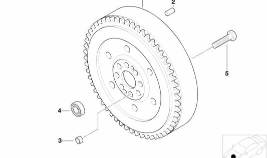 Volante bimasa OEM 21211223712 para BMW E46, E39, E36, Z3. Original BMW.