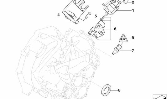 Junta OEM 12527511334 para MINI R50, R53, Cabrio R52. MINI originais.