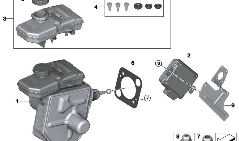 OEM expansion deposit 34519504021 for BMW G87, G20, G21, G80, G81, G22, G23, G26, G82, G83. Original BMW.