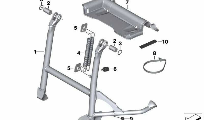 Perno OEM 46528526527 para BMW Motorrad C Evolution, R 1200 GS, R 1250 GS, GS Adventure y RT. Compatible con varios modelos y años. Original BMW Motorrad.