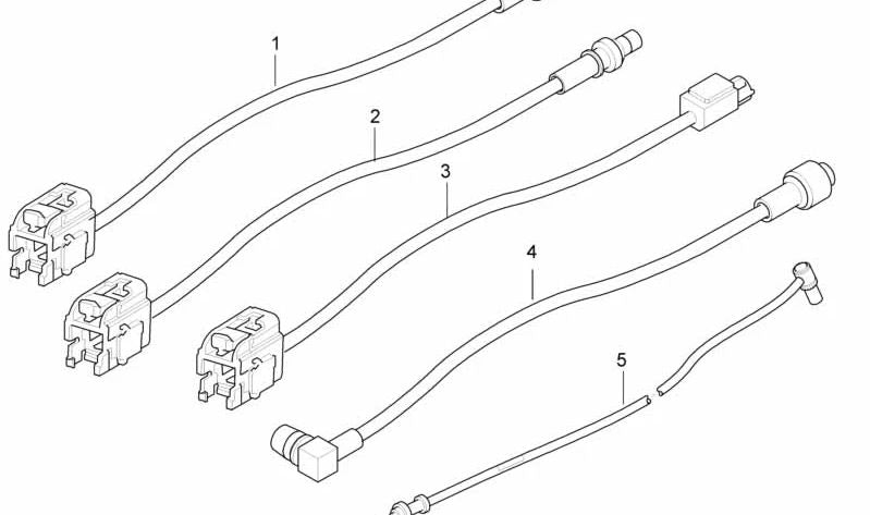 GPS antenna cable for BMW E46, E53 (OEM 61128374688). Original BMW