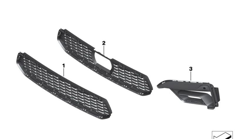 Toma de aire para freno derecho OEM 51118746628 para BMW F90 M5. Original BMW.