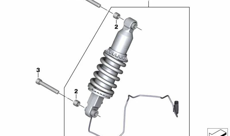 Tornillo ISA M12X1,5X80-MK OEM 07129905658 para BMW Motorrad R1200GS, R1200RT, K1300S, K1600GT... y más. Original BMW Motorrad.