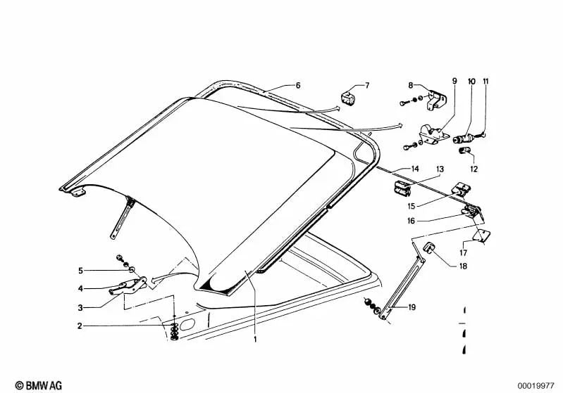 Topes de goma para BMW varios modelos/series (OEM 51245476138). Original BMW