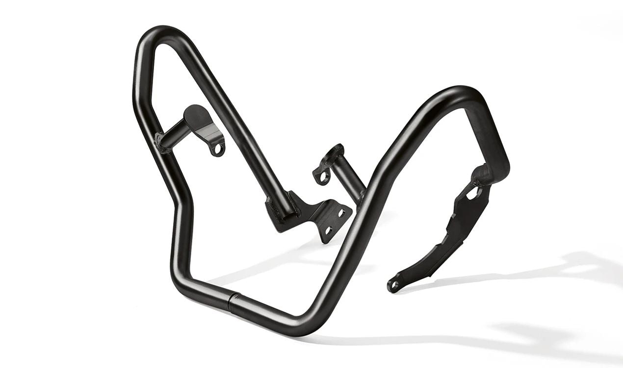 OEM 77145A4C7 Black Motor Protector per BMW G 310 GS Motorcycles, G 310 R. BMW MOTORAD originale.