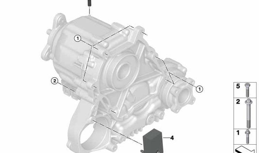 Almofada de vibração do OEM 27108630132 para BMW F07, F10, F11, F06, F12, F13, F01, F02. BMW original.