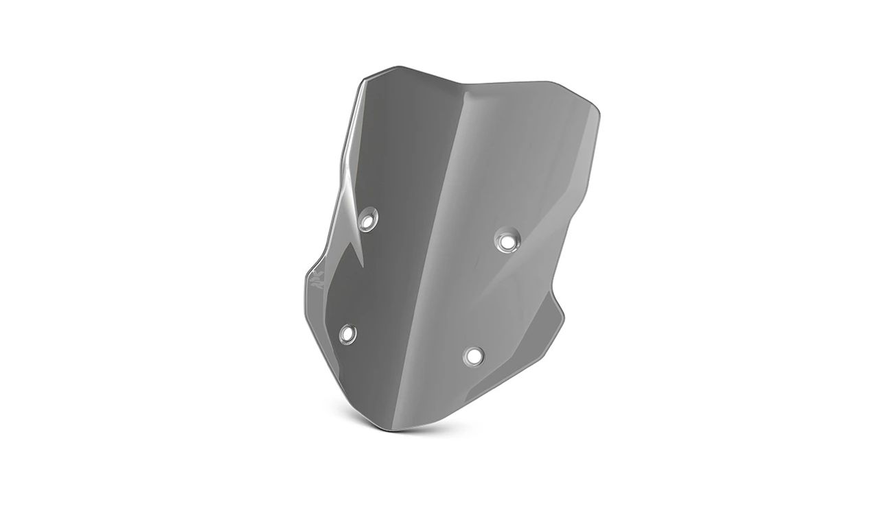 Parabrisas alto tintado OEM 77335A8E0A9 para motos BMW F 900 XR y F 900 XR A2 (K84), con logotipo XR lateral. Original BMW Motorrad.
