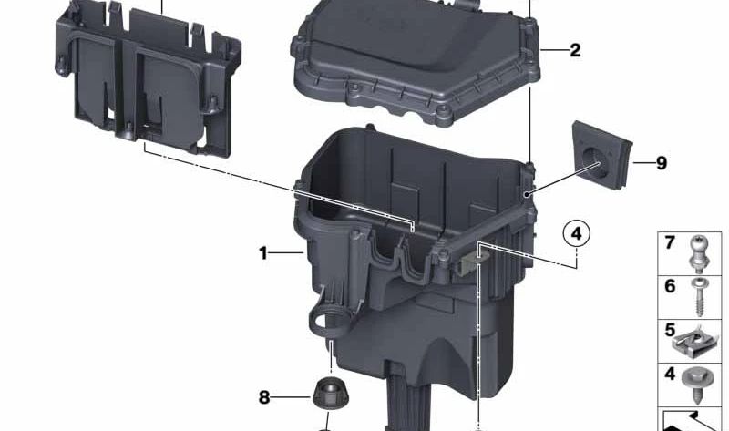 Perno OEM 13717802668 para BMW E90, E91, E92, E93, F30, F31, F34, F32, F33, F36, F07, F10, F11, G30, G31, F06, F12, F13, F01, F02, G11, G12, F25, F26, E70, F15, G05, E71, F16, G06, G07. Original BMW.