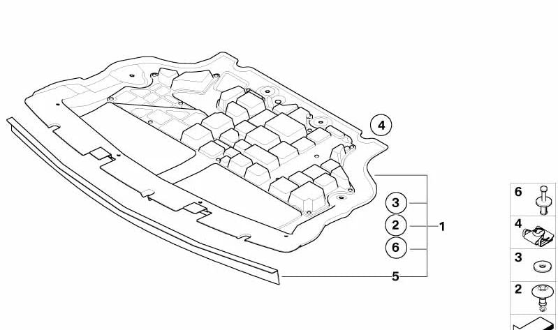 OEM vordere Haltelippe 51487120496 für MINI R50 One D, Cooper... und mehr. Originaler MINI.