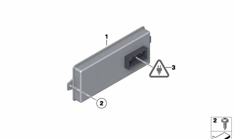 Módulo de interfaz híbrido OEM 61359227698 para BMW X6 E72 Hybrid (10/2008 - 10/2011). Original BMW.