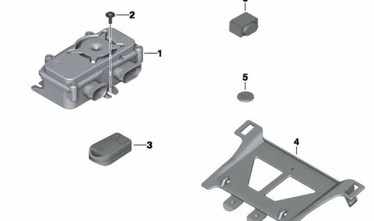 OEM support 65757718385 for BMW motorcycles F 800 GT, F 800 S, F 800 ST, F 800 R. Original BMW Motorrad.