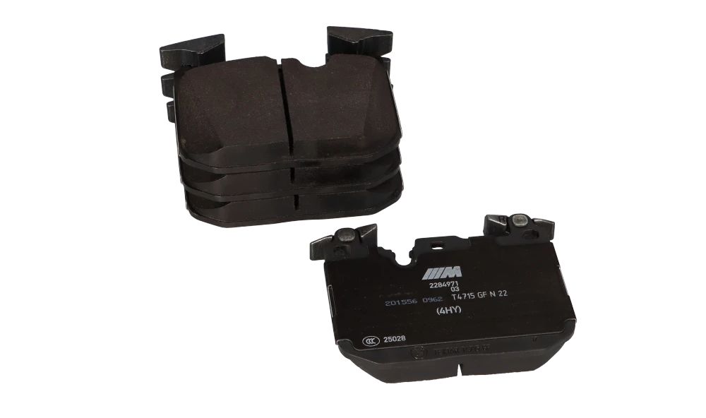 Juego de pastillas de freno OEM 34112284969 para BMW F87, F80, F82, F83. Original BMW.