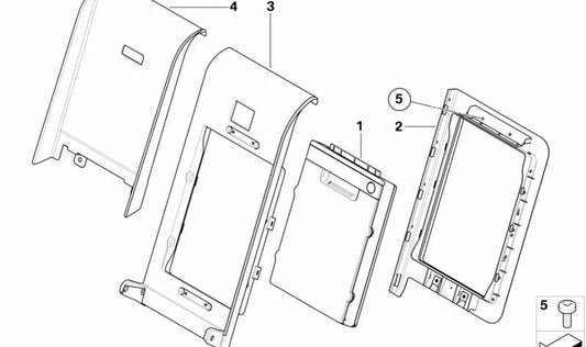 TORX OEM 51217069230 Parafuso para BMW E60, E61. BMW original.