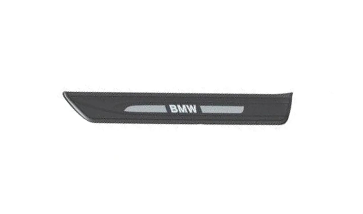 Door sill panel for BMW 5 Series F07, F07N (OEM 51477193474). Original BMW.