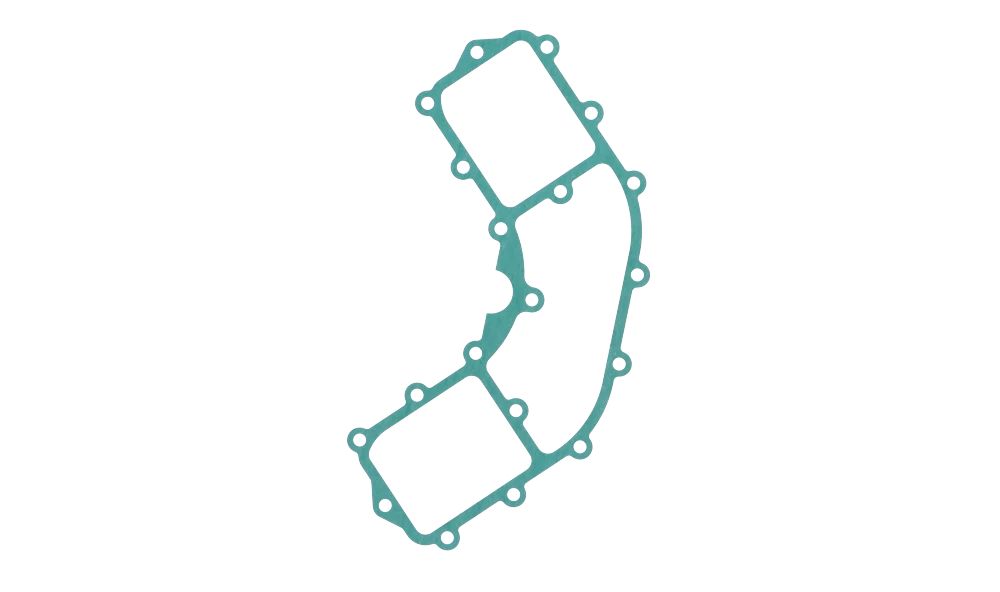 Asbestos-free gasket for BMW 5 Series E39, Z8 E52 (OEM 11141405969). Genuine BMW