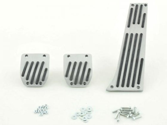 Pedaliera in Alluminio Set Pedali 3 Pezzi Bmw Serie 5 Auto con Design a Strisce Vendita > Tuning -