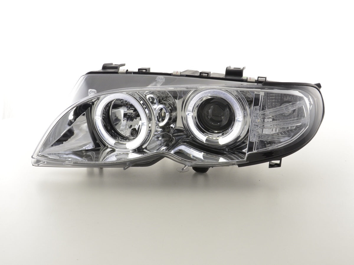 Faros delanteros delanteros BMW Serie 3 E46 Berlina/Touring 02-05 cromados